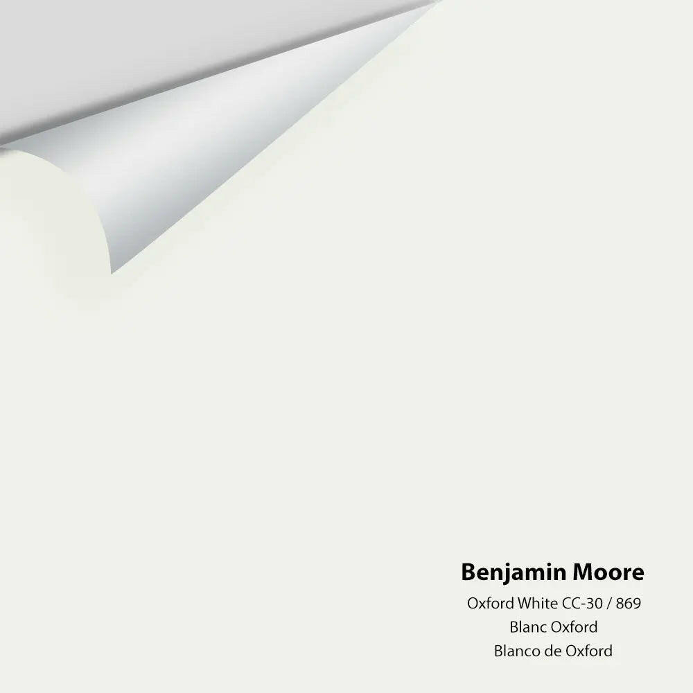 Benjamin Moore - Oxford White 869 / CC-30 Colour Sample