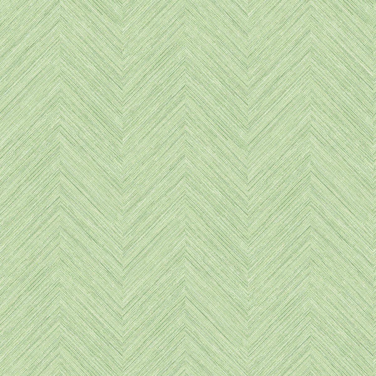 Caladesi Green Faux Linen Wallpaper