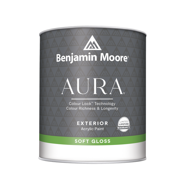 Aura Waterborne Exterior Paint - Semi-Gloss Finish 632
