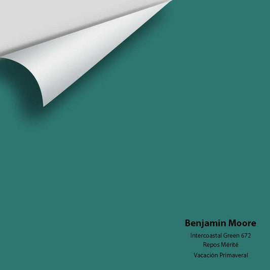 Big Paint Chip - Intercoastal Green 672