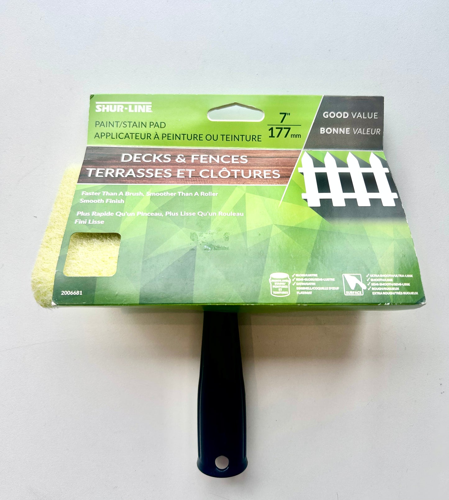 Shur-Line Decks & Fences Paint/Stain Pad 7"