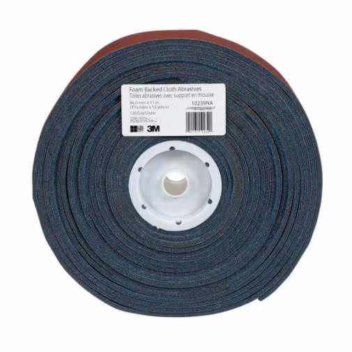 3M Foam Backed Cloth Abrasives 120 Grit Roll 10239NA