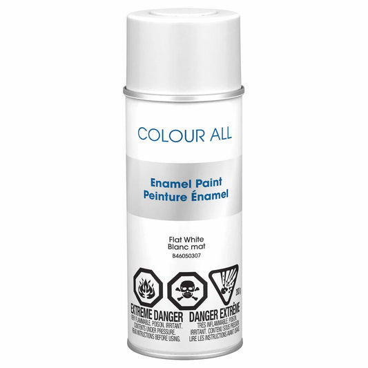 Add to wish list Krylon Enamel Aerosol Paint - White - Flat- 283 g