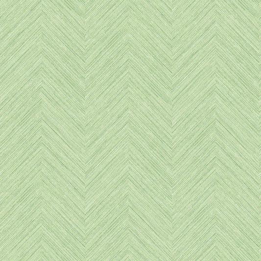 Caladesi Green Faux Linen Wallpaper