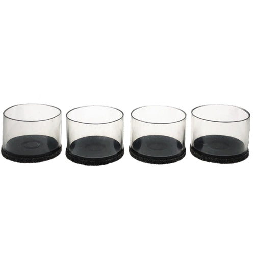 Flexi-Felt® Clear - 1 3/4" - 2" Round