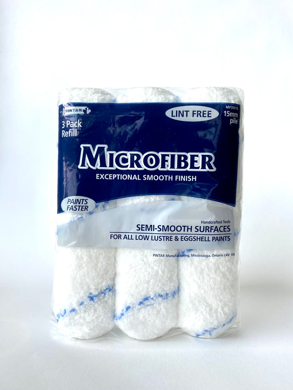 Microfiber Roller - 3 Pack